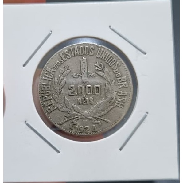 Moeda de 2 mil réis 1924