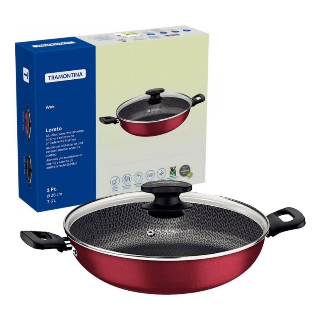 Wok Tramontina 28cm: Onde Comprar | BuscaProdutos