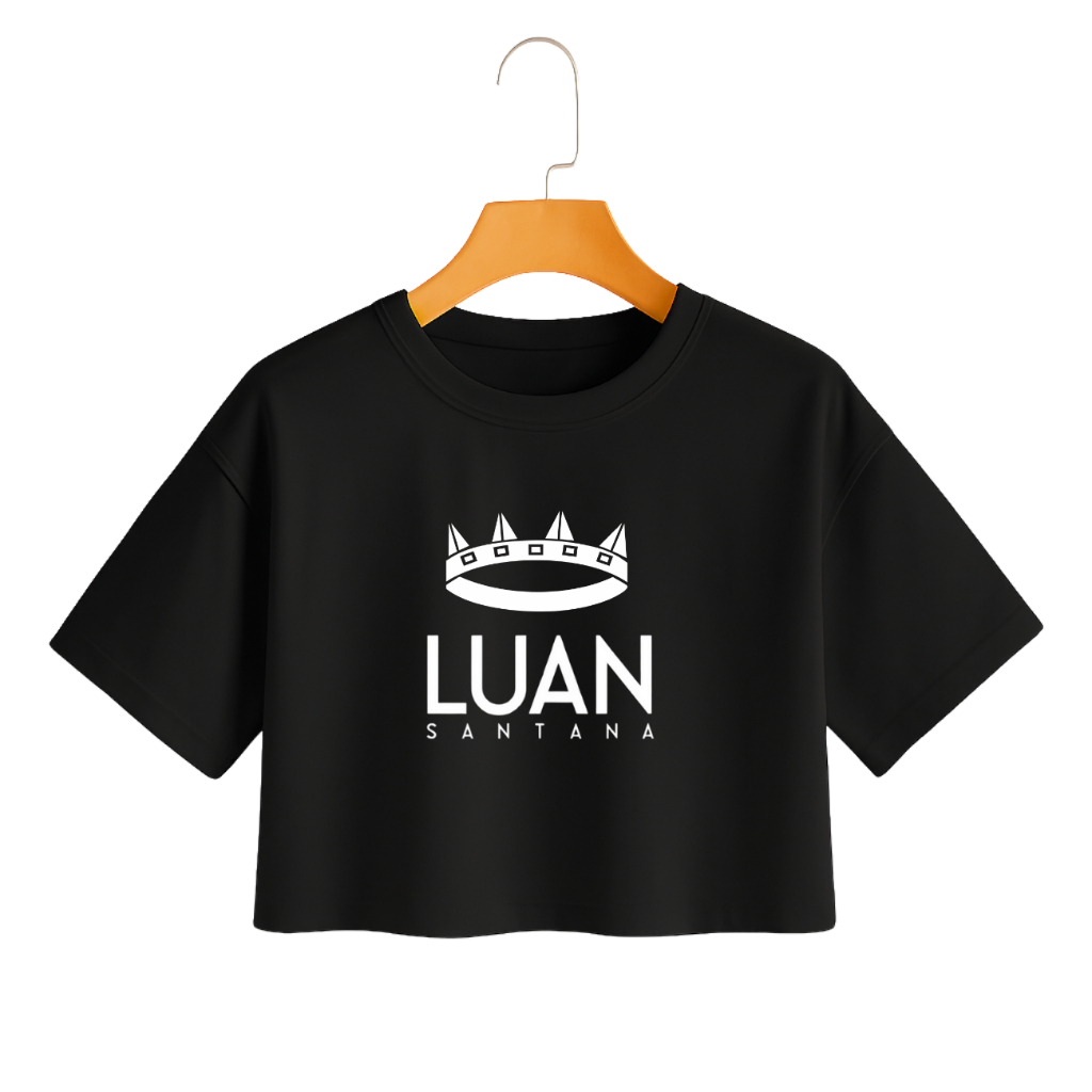 ROUPA CANTOR SERTANEJO LUAN SANTANA CROPPED FÃ SERTANEJO UNIVERSITARIO