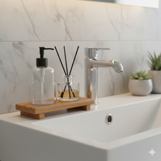 Bandeja De Madeira Pinus Rústica Decoração Lavabo Festas Casa - 28x9,5 em Oferta na Shopee