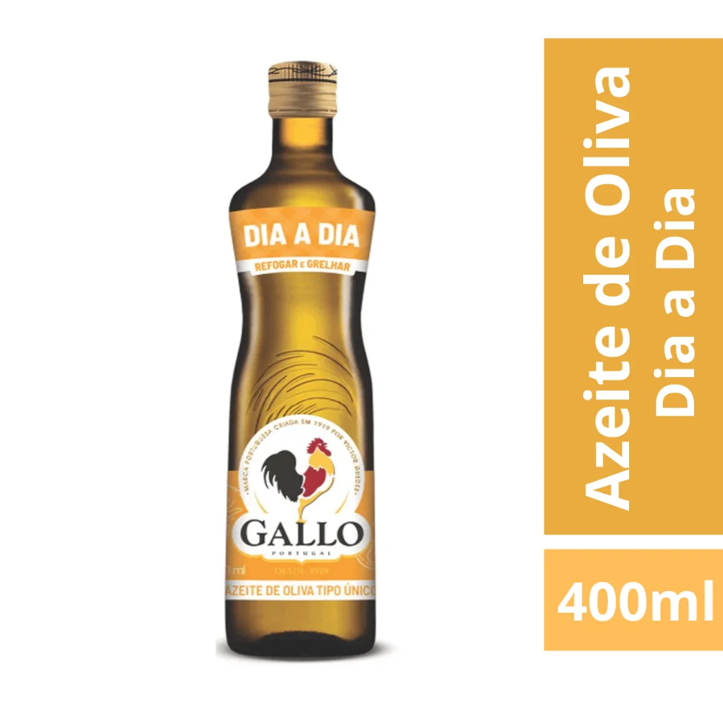 Azeite de Oliva Dia a Dia Tipo Único Vidro 400ml Gallo em Oferta na Shopee