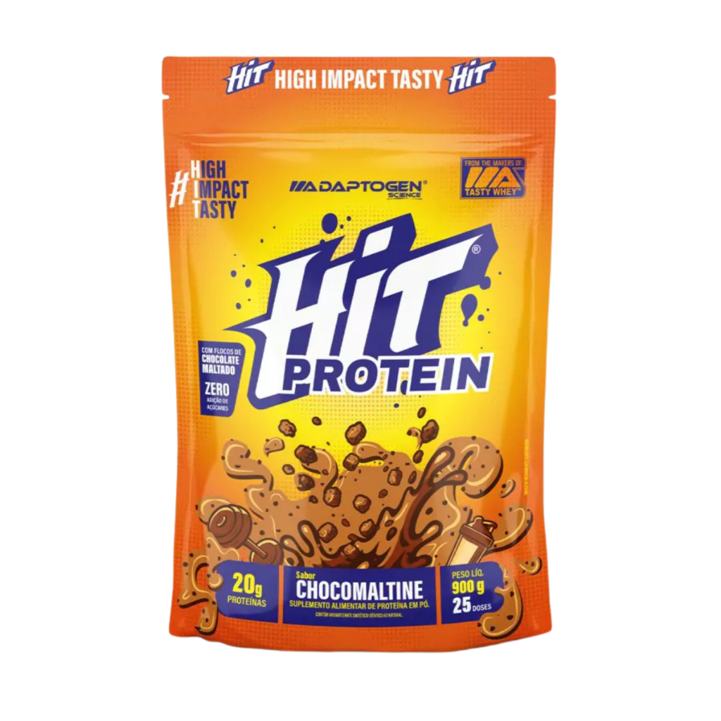 Whey Protein Whey Hit Protein Adaptogen Proteina do Leite Bag Sachê 900g