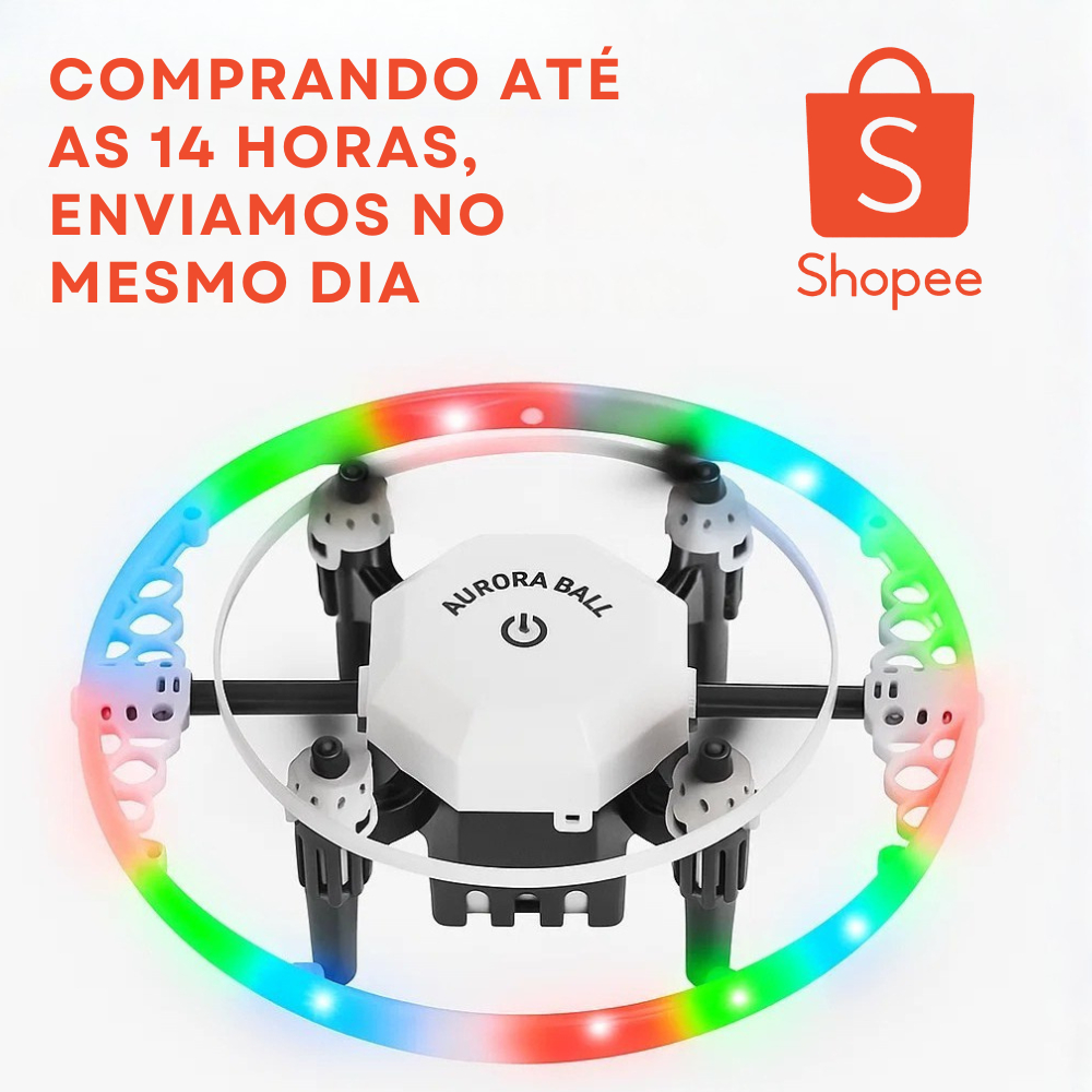 Drone Infantil Barato FX41 Luzes Manobras Controle Remoto Presente de Natal para Criança
