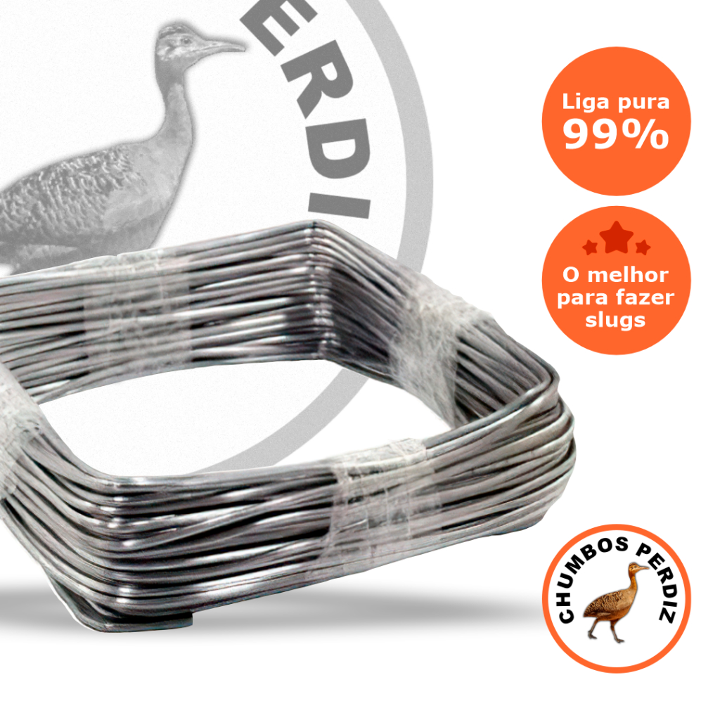 Chumbo Trefilado  (1 Kg)  LIGA PURA 99% em Oferta na Shopee