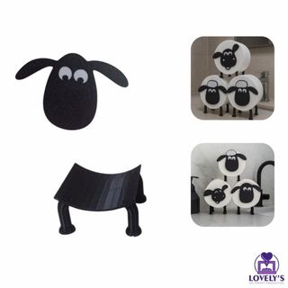 Suporte Decorativo Para Papel Higiênico Ovelha Shaun para Organização e Decoração de Banheiro - 1 peça