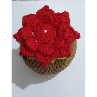 CAPA EM CROCHÊ PARA PESO DE PORTA. em Oferta na Shopee