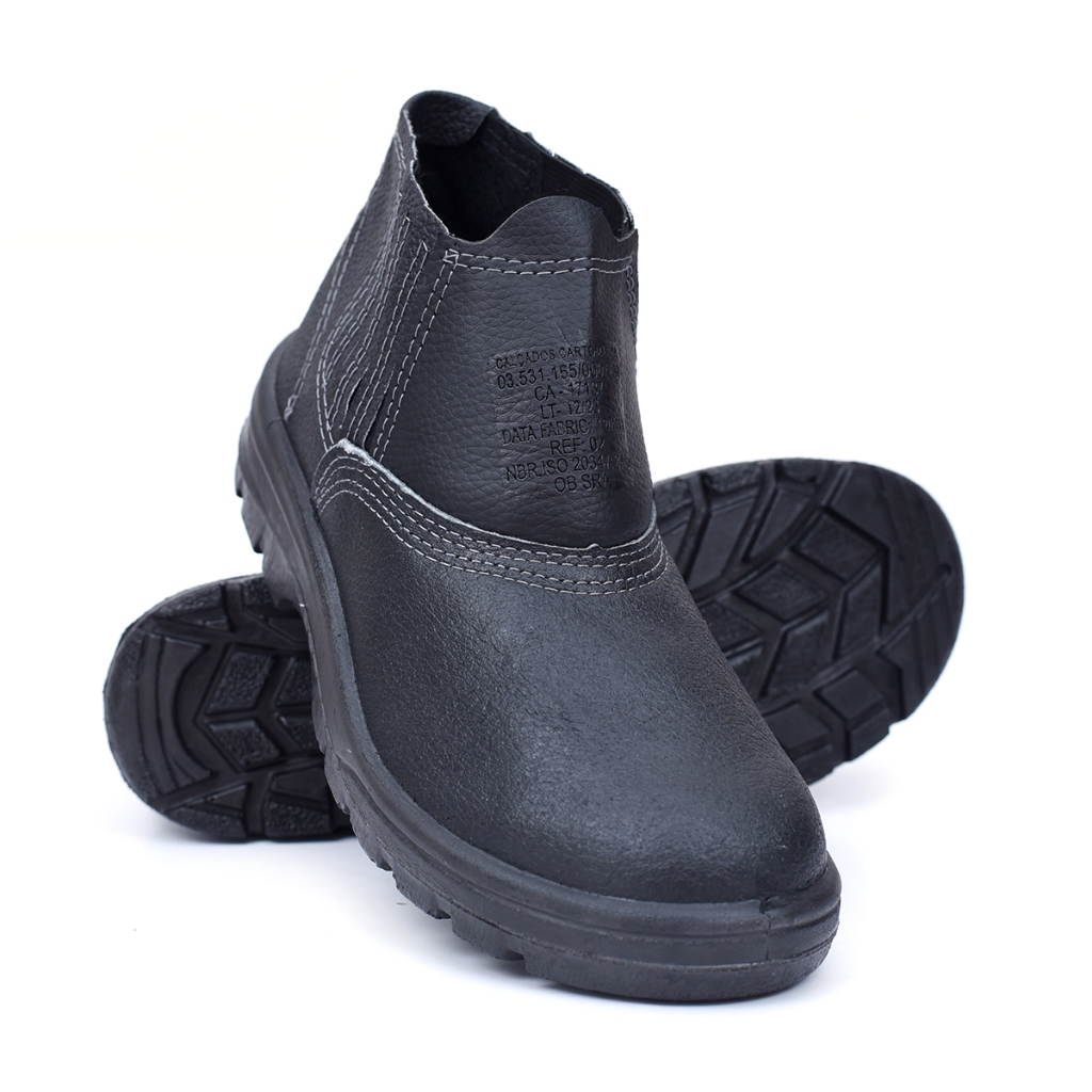 BOTA BOTINA SEGURANÇA COURO CA 17137 UNISEX em Oferta na Shopee