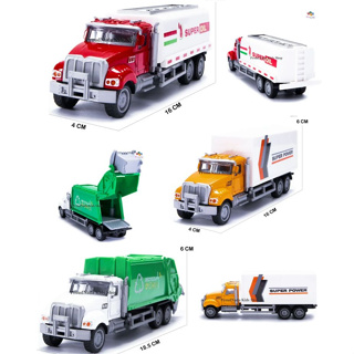 Brinquedo Caminhão Miniatura Coletor de Lixo Tanque Baú Bombeiros Cabine de Ferro Coleção Rara Pneu de Borracha em Oferta na Shopee