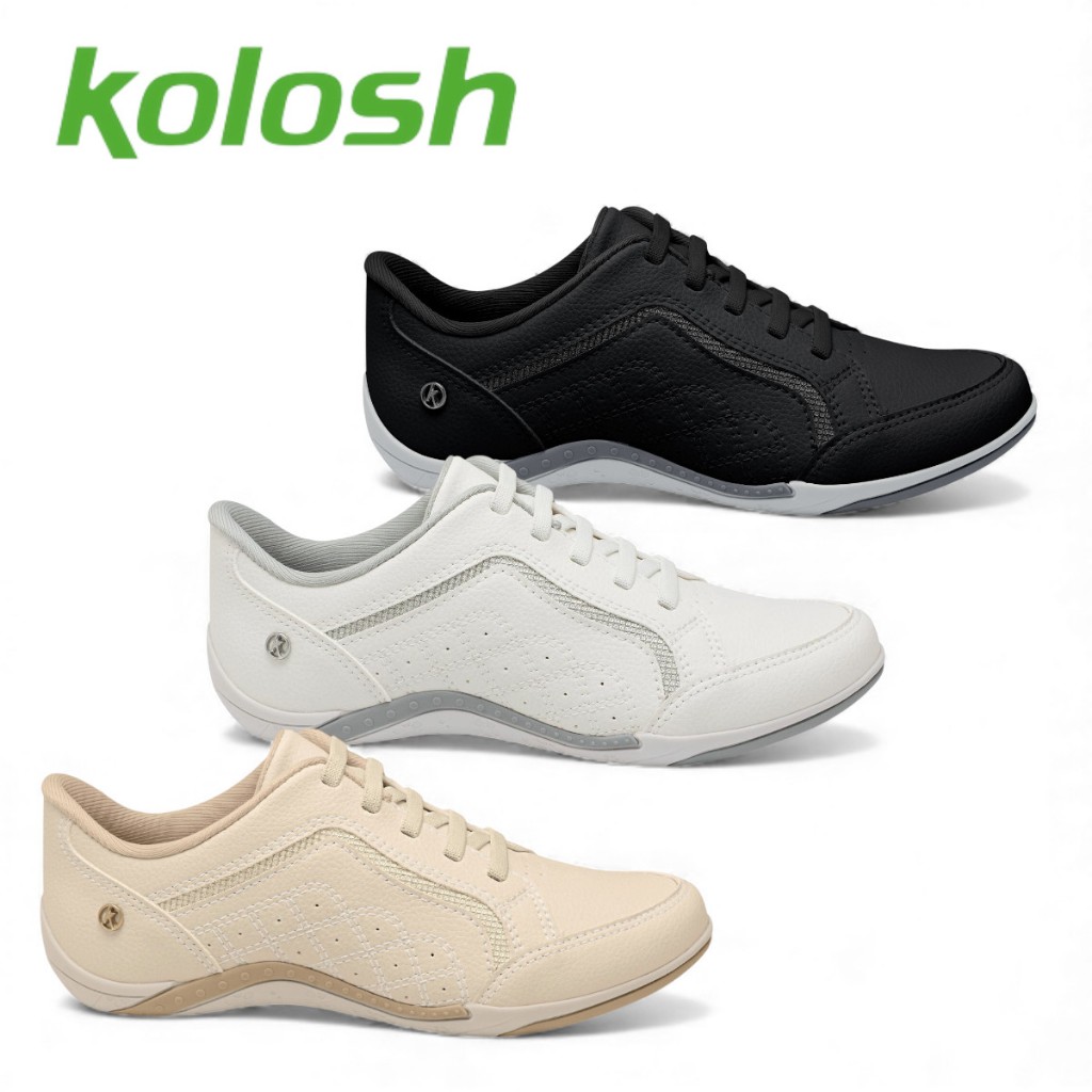 Tênis Feminino Kolosh Casual Conforto Palmilha Macia C1299A Elástico