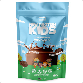 Whey New Protein Kids Sabor Brigadeiro 600g New Corpus em Oferta na Shopee