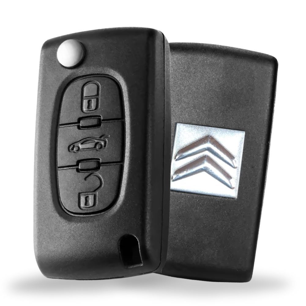 Chave Canivete Citroën 3 Botões Citroen C3 C4 C5