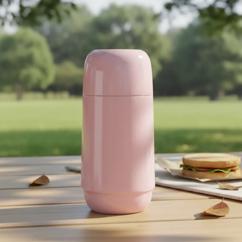 Bule Garrafa Termica Sanremo Mini Adorar 250ml Rosa Pequena