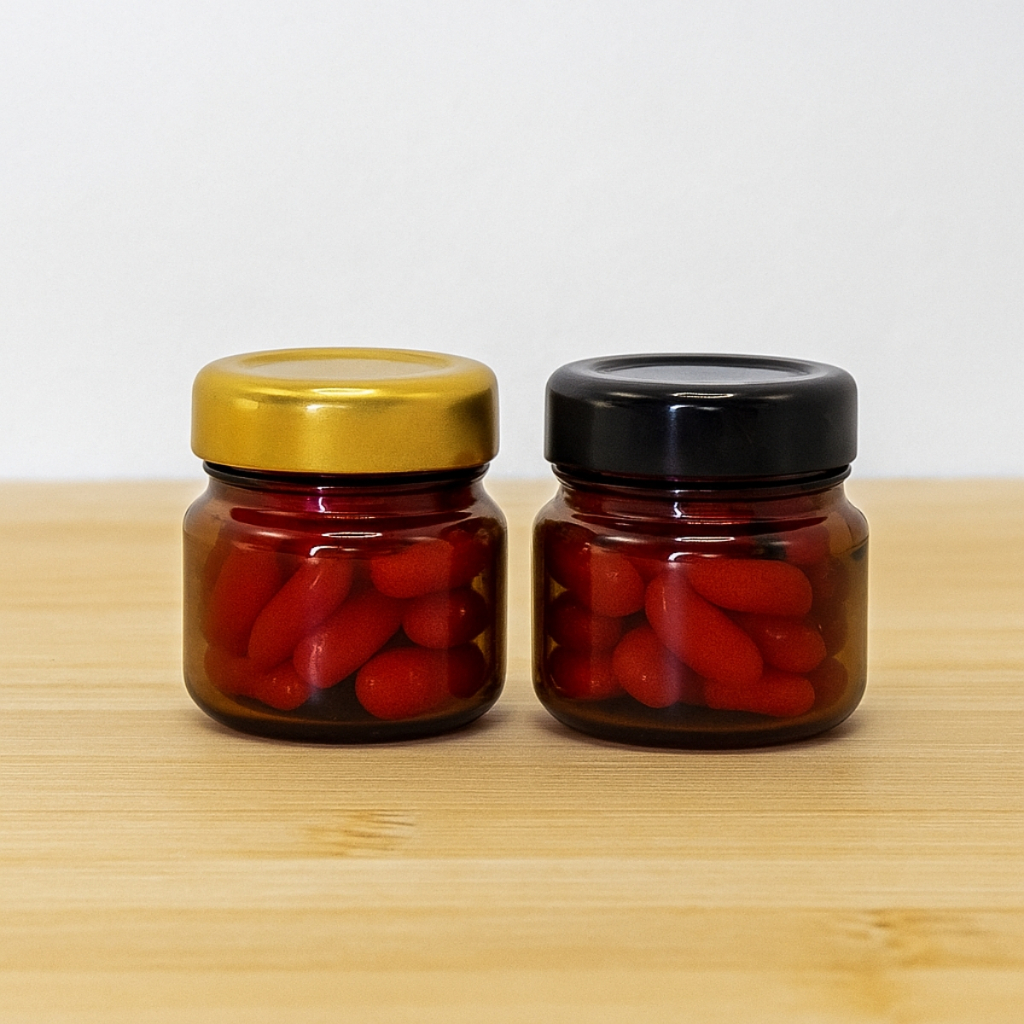 Pote 40g Ambar 30 Potinhos Para Cosméticos, Balinha, Papinha