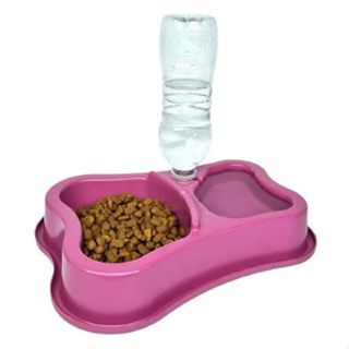 1 Comedouro Duplo Anti Formiga Comedouro para cachorro gato coelho em Oferta na Shopee