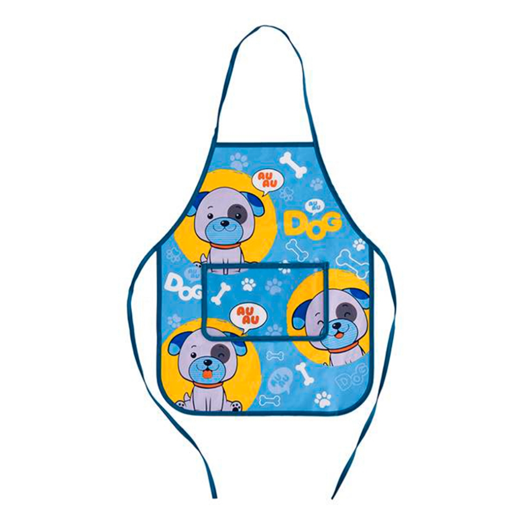 Avental Pets Cachorro Infantil Escolar Com Bolso 48cm - Clio em Oferta na Shopee