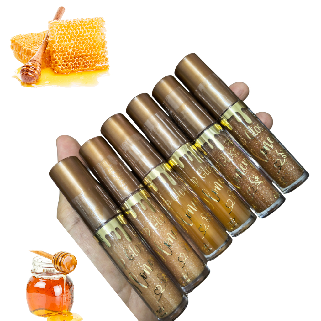 Kit C/6 Gloss Labial Mel Honey Lip Kyrav em Oferta na Shopee