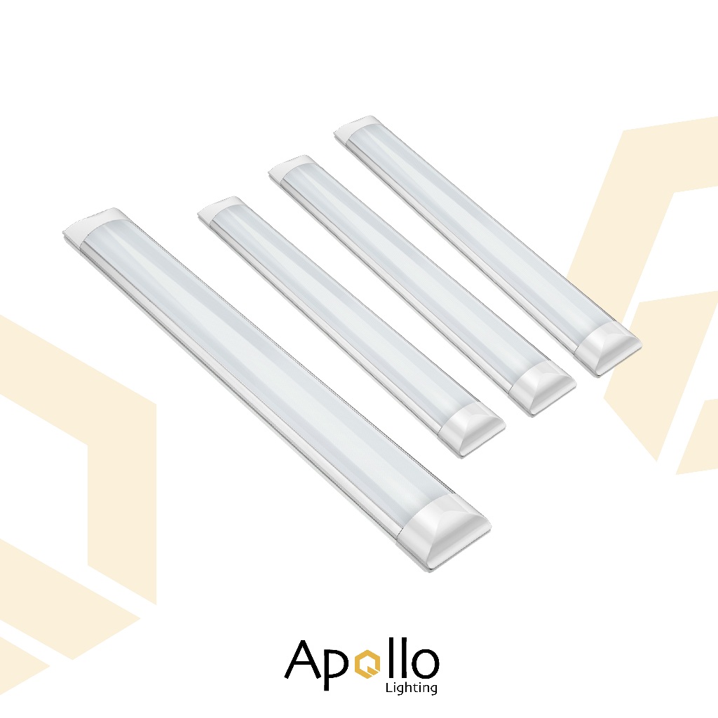 Kit 4un 18w Luminária Slim 60cm Branco/ Amarelo/ Neutro Tubular Slim Sobrepor em Oferta na Shopee