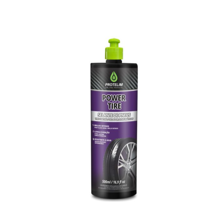 Pretinho Selante Para Pneu Power Tire 500 ml - Protelim