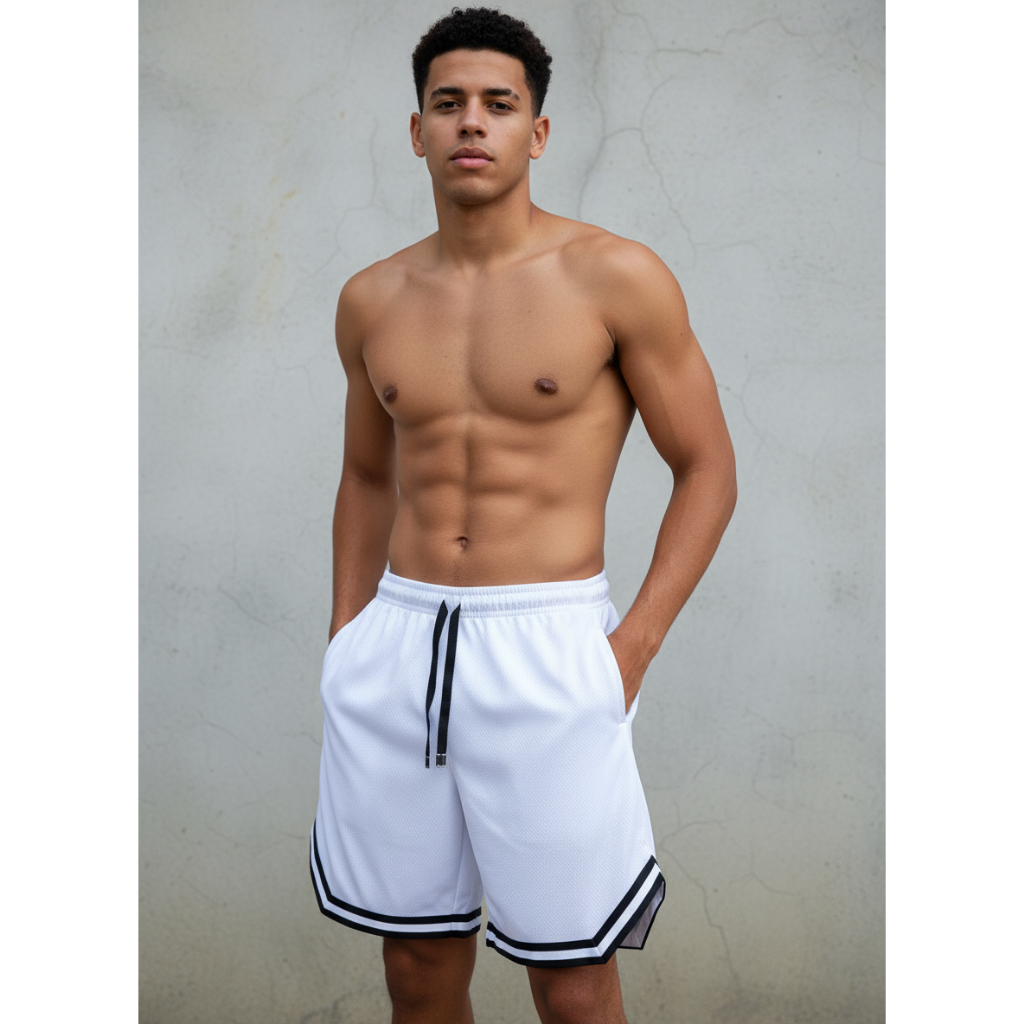 Shorts de Basquete Masculinos Estilo Americano para Verão, Soltos e Casuais para Corrida Respiráveis em Oferta na Shopee