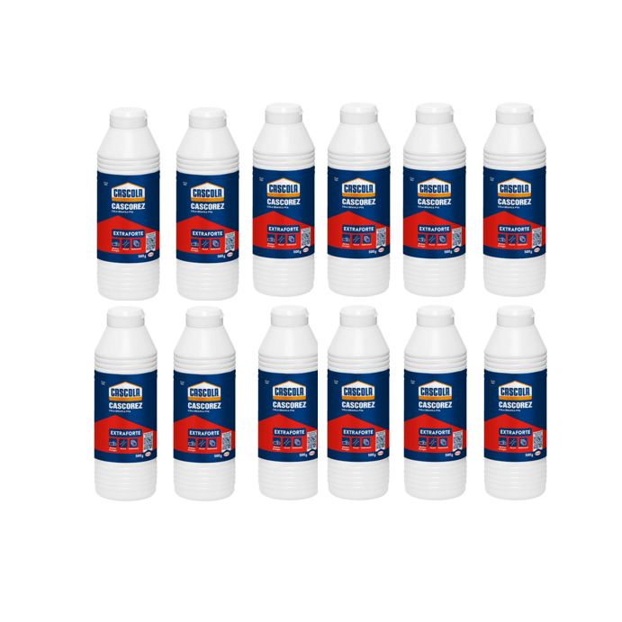 Caixa com 12 - Cola Branca Cascorez Cascola Extra 500g em Oferta na Shopee