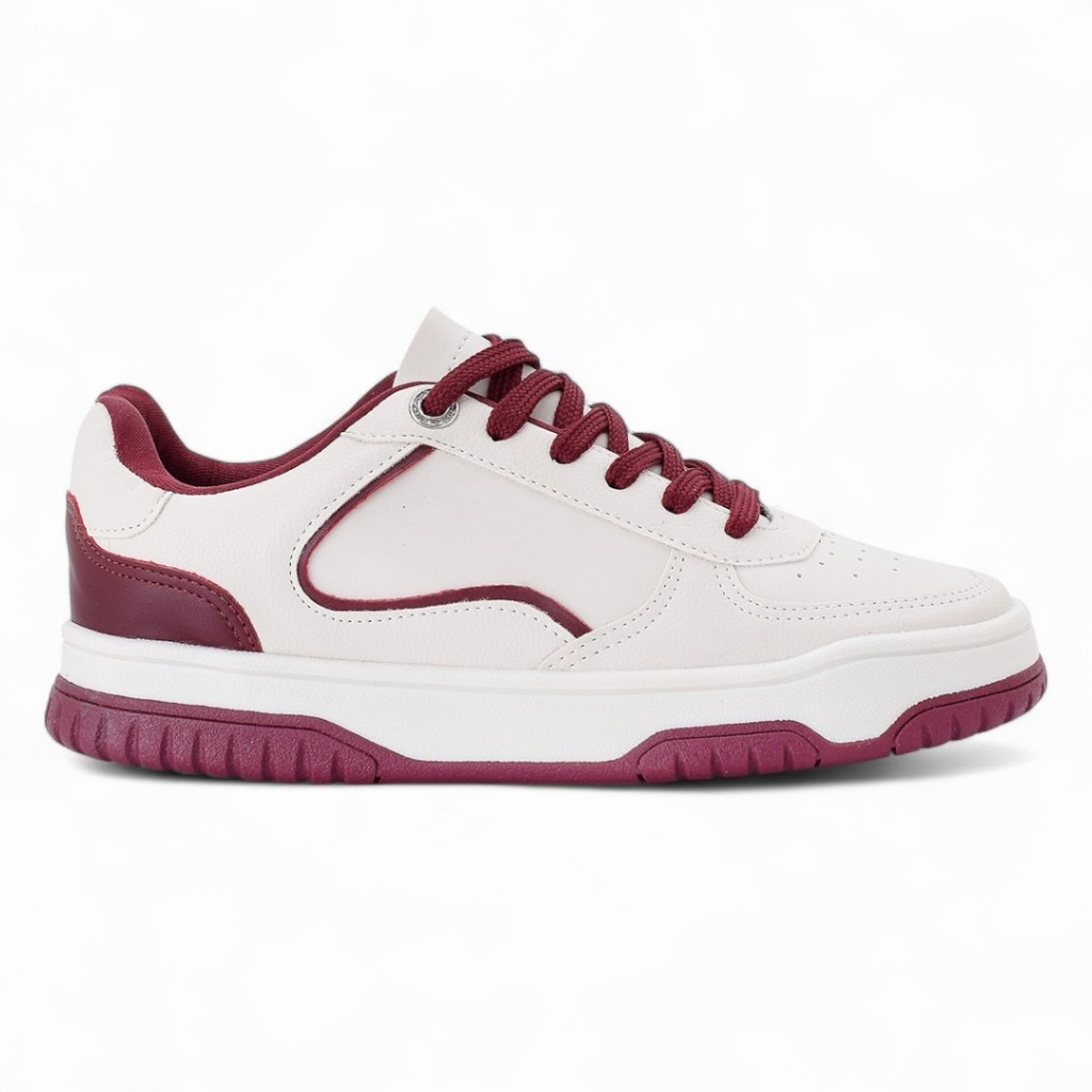 Tênis Feminino Casual Street Clássico Bicolor em Oferta na Shopee