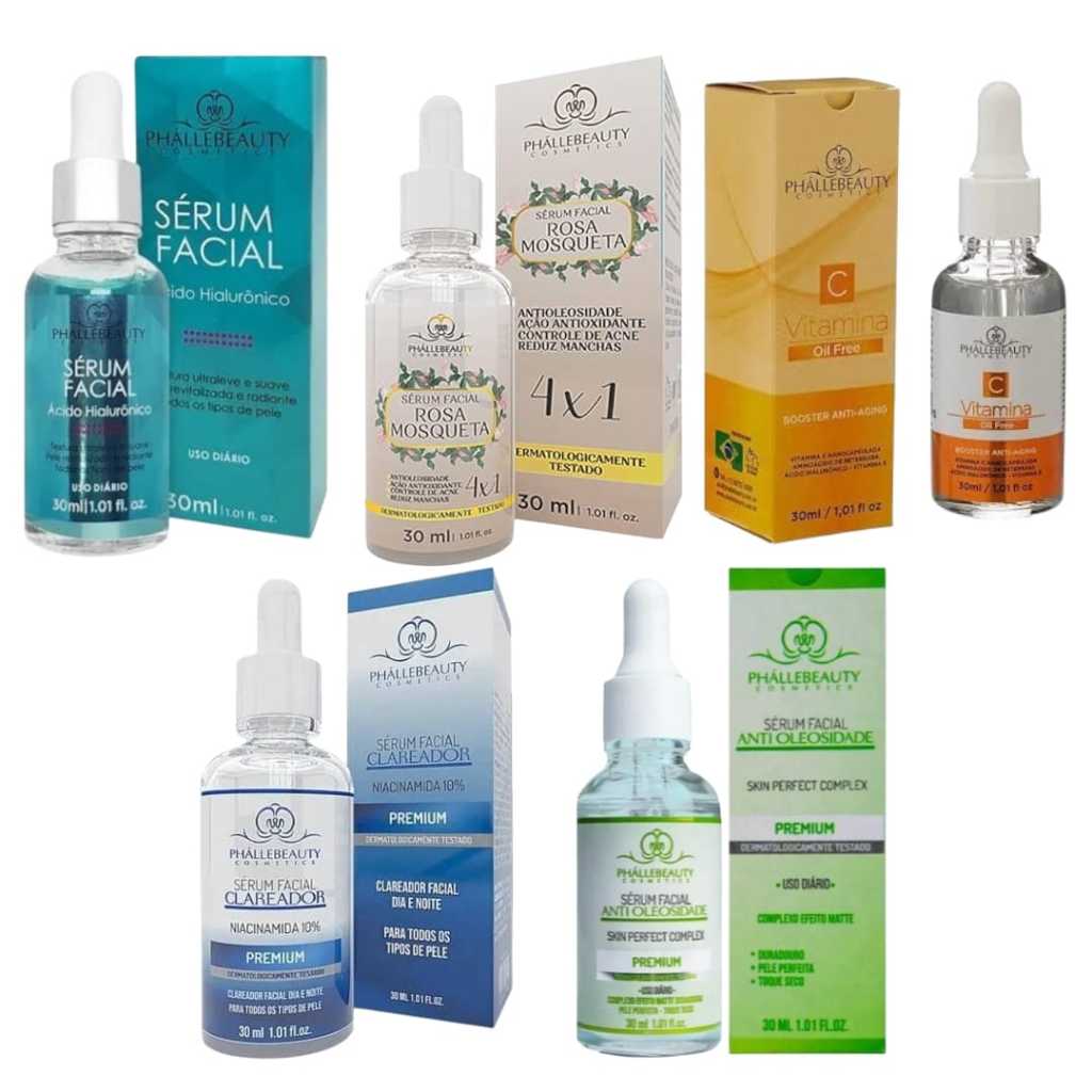 Sérum Para Cuidado facial 30 ml phallebeauty em Oferta na Shopee