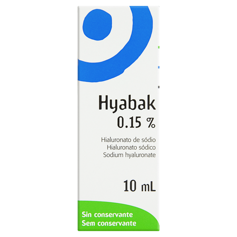Colírio Lubrificante Hyabak 15% 10ml