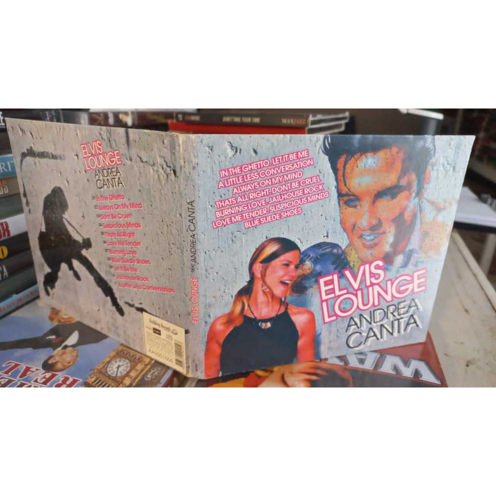 Cd Andrea Canta Elvis presley Lounge- Excelente Estado de NOVO AA000100 - Building Records frank reinert