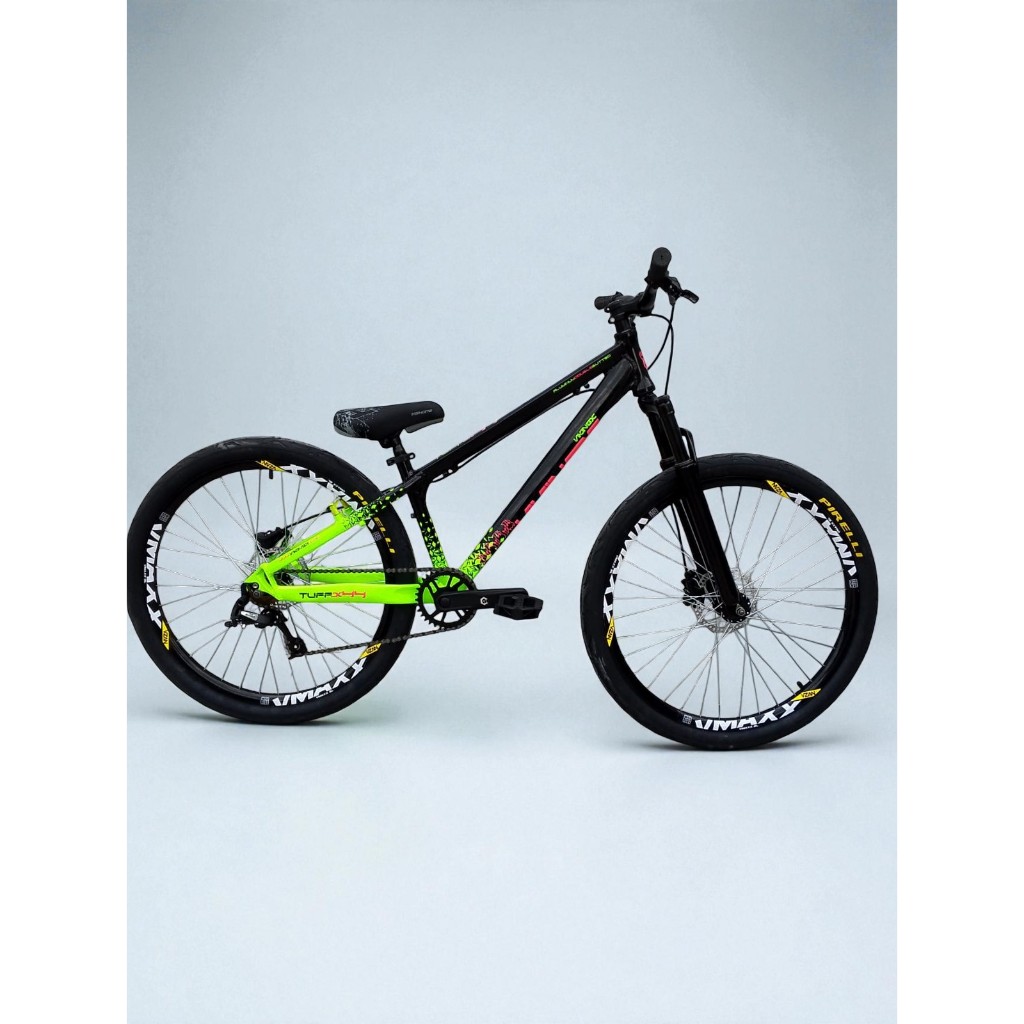 Viking Tuff X-44 Preto Verde Single Freio Hidraulico Gta Flame Grau