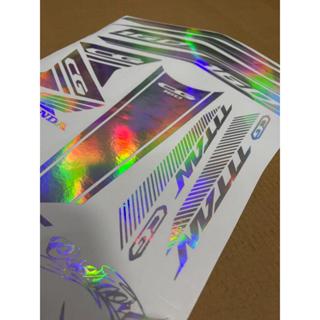 KIT ADESIVOS TITAN 160 + BRINDES PERSONALIZADOS HOLOGRAFICO em Oferta na Shopee