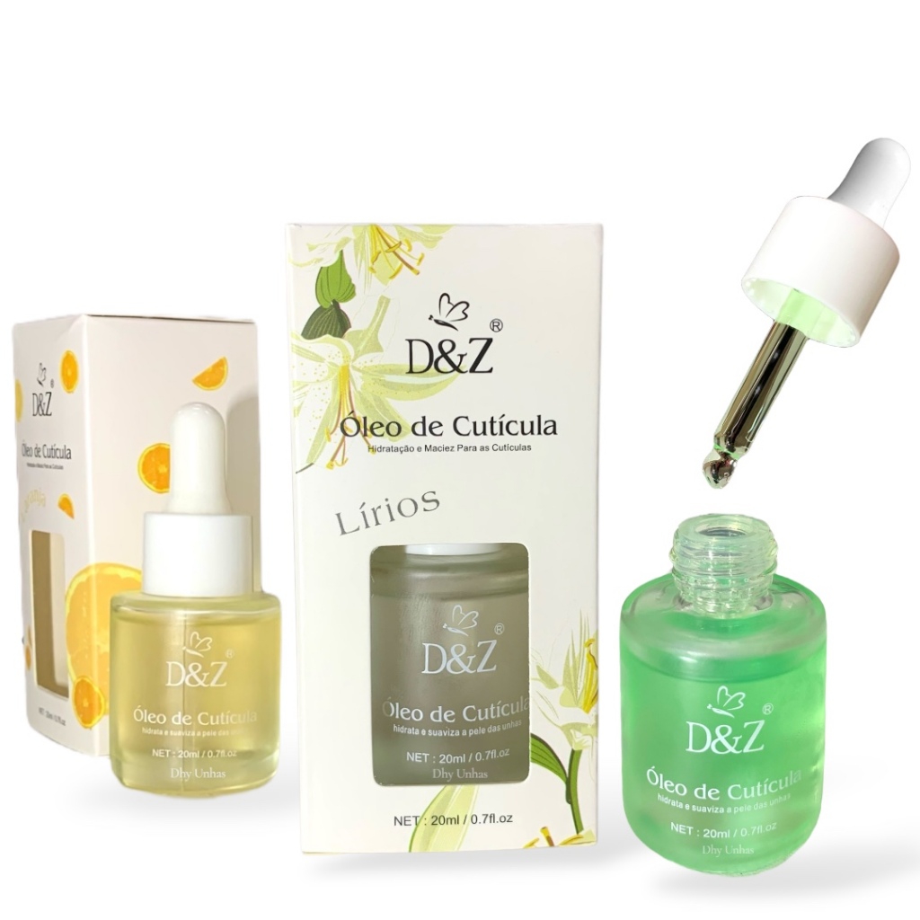 Óleo D&Z para Cutícula e Lixamento | 3 Fragrâncias | Com Vitamina E em Oferta na Shopee
