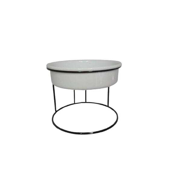 Comedouro Ração/Água PET de Alumínio c/ Suporte Elevado 250ml em Oferta na Shopee