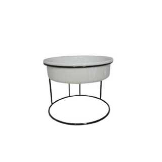 Comedouro Ração/Água PET de Alumínio c/ Suporte Elevado 250ml em Oferta na Shopee