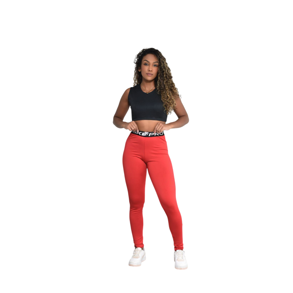 Calça Legging Feminina Moda Fitness Academia Elástico Pro em Oferta na Shopee