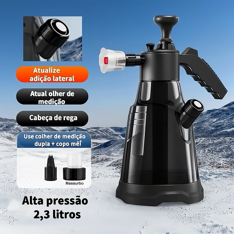 Pulverizador Manual Alta Pressão – 2,3 Litros Ideal para Jardinagem, lavar carro, Limpeza em geral. em Oferta na Shopee
