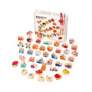 Brinquedo Madeira Alinhavo Educativo Pedagogico Montessori em Oferta na Shopee