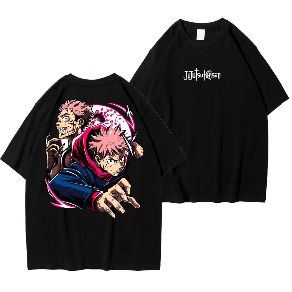 Camiseta Jujutsu Kaisen 100% Algodão Malha Premium Itadori Sukuna Envio Imediato