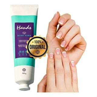 Luva De Silicone Aloe Vera Creme Para As Mãos Hands 100g em Oferta na Shopee