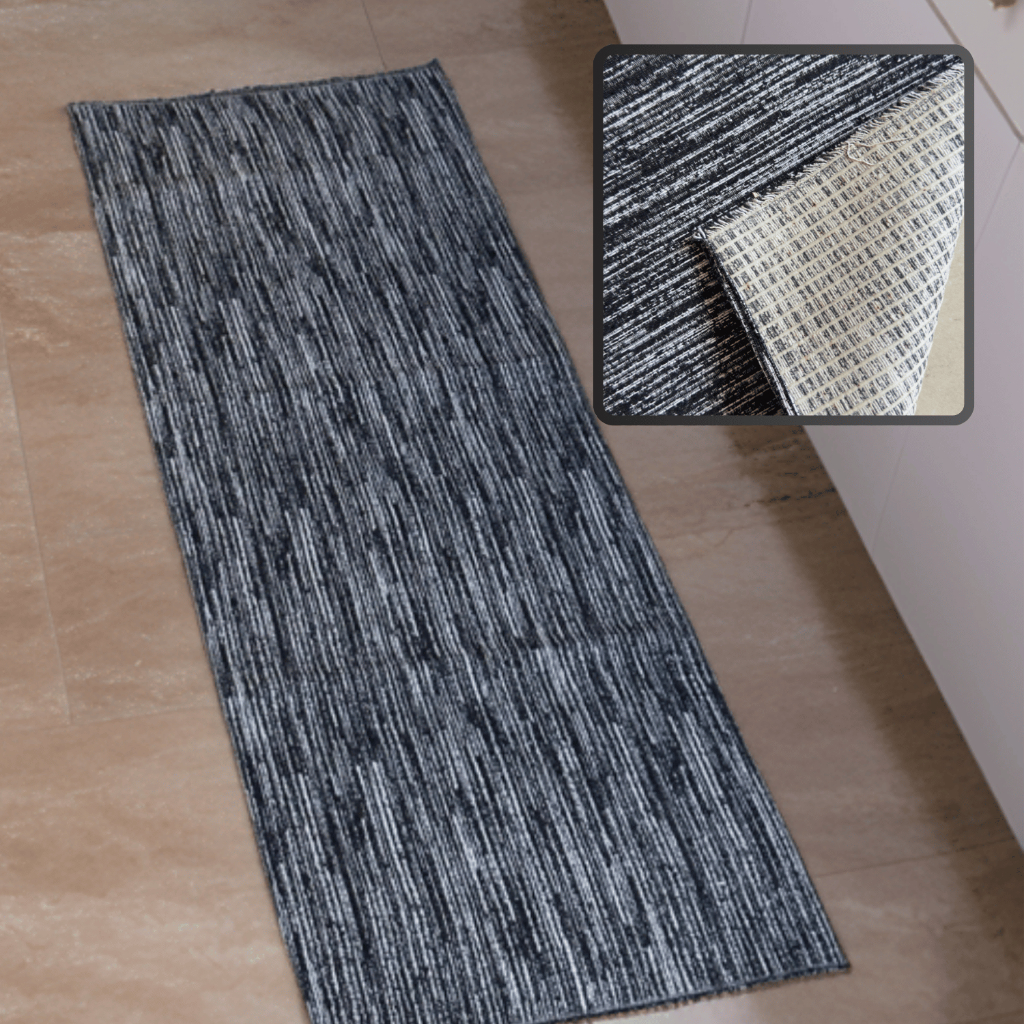 Passadeira Cozinha 140x45 Jacquard Personalizado Antiderrapante Passadeira Capachos