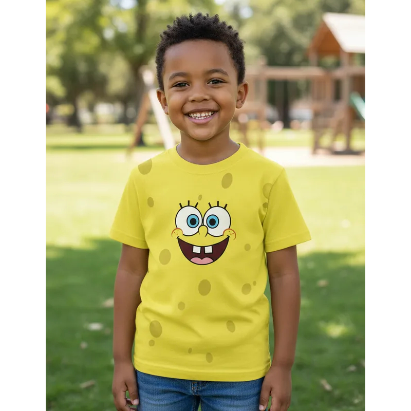 Camiseta Adulto e Infantil Unissex Bob Sponja e Patrick Sublimação Total
