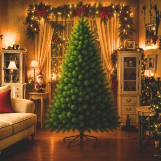 Árvore de Natal Grande 1.80M Pinheiro Decoração Casa Premium Tradicional Festa de Natal