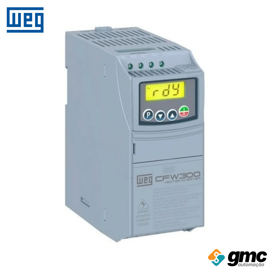 Inversor De Frequência Weg Cfw300 1cv 4,2a 220v Mono