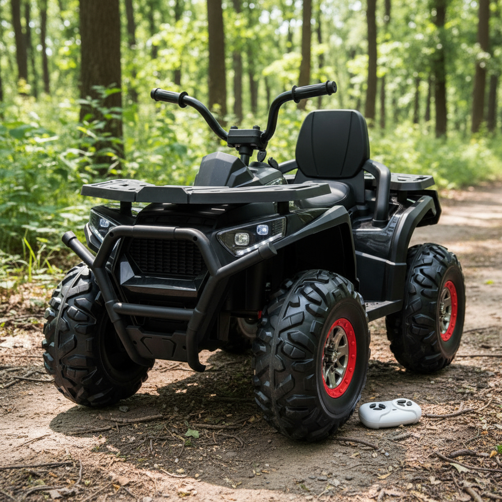 Quadriciclo Elétrico Importway 4x4 12v Com Controle Remoto Preto