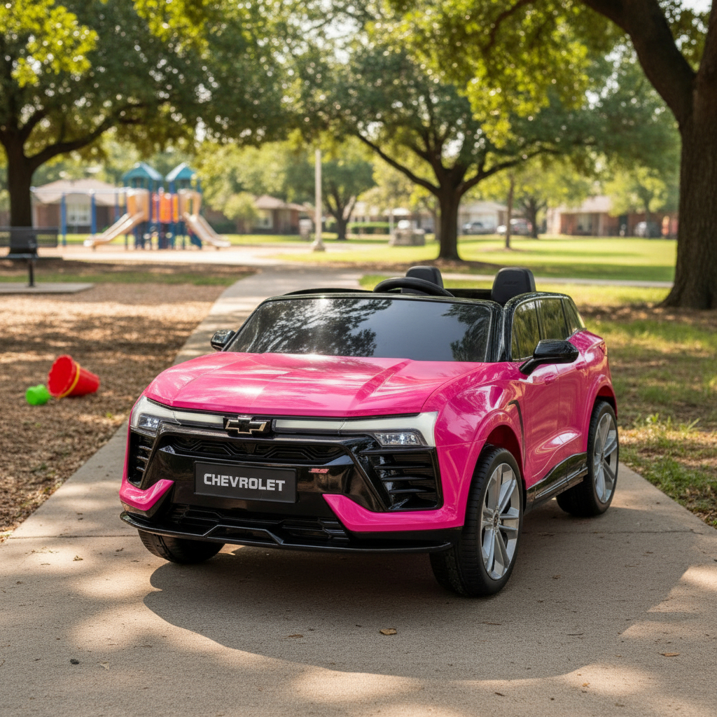 Mini Carro Elétrico Infantil 24v Chevrolet Blazer Ss Gigante Cor Rosa 110v/220v