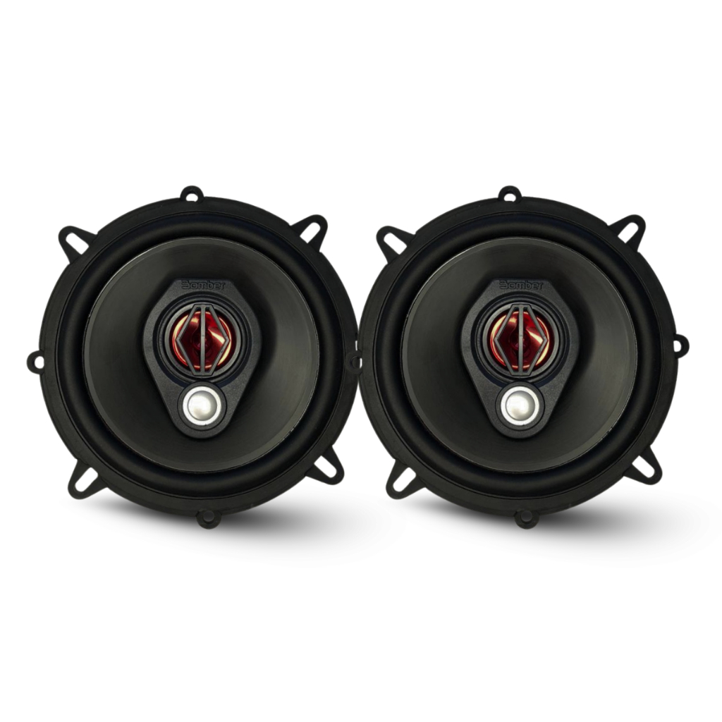 Kit Alto Falante Bomber Triaxial 5 Polegadas Bbr 5 Som Carro