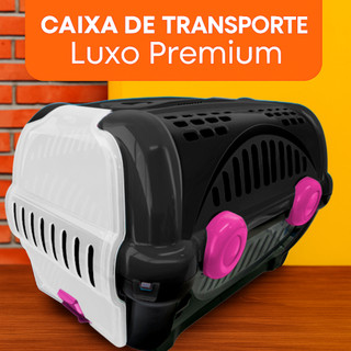 caixa de transporte Luxo Furacão Pet N2 e N3 para cachorro Gato pássaros resistente desmontável pet