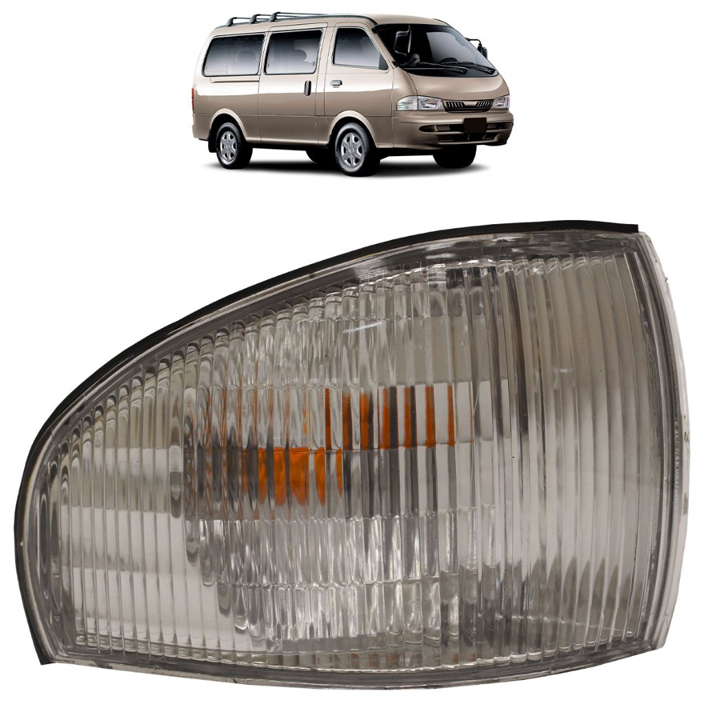 Pisca Seta Dianteira Besta 1998 1999 2000 2001 2002 2003 2004 Transparente Lente Estriada Acrilico em Oferta na Shopee