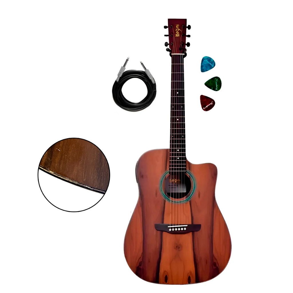 Violão Rozini  Folk Rx 315 At Ct C/ Detalhes (ver Descrição) em Oferta na Shopee