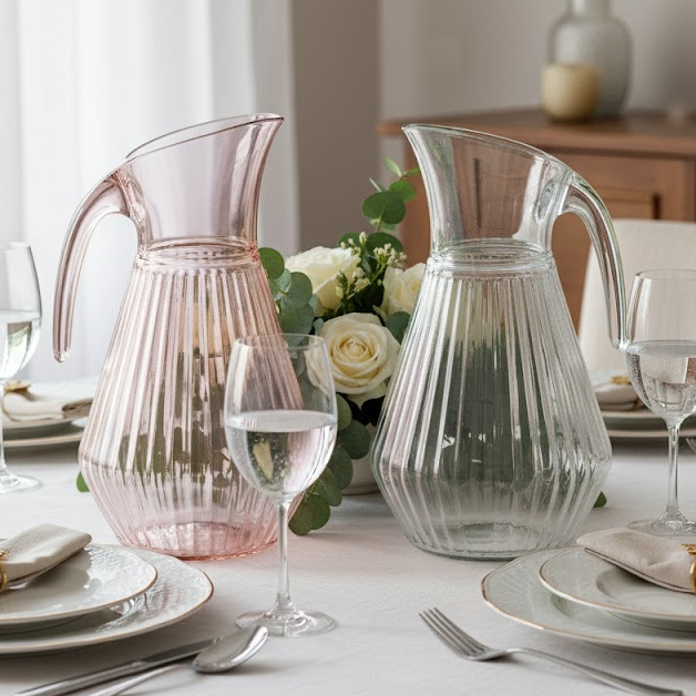 JARRA PARA SUCOS CHÁS ÁGUA CANELADA AXÉ 2 LITROS COM TAMPA CORES em Oferta na Shopee