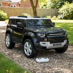 Mini Carro Elétrico Infantil Land Rover Defender 12v Preto 110v/220v